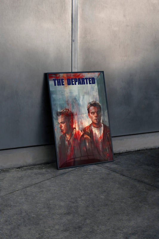 The Departed Scorsese Crime Thriller Iconic Movie Poster Frame