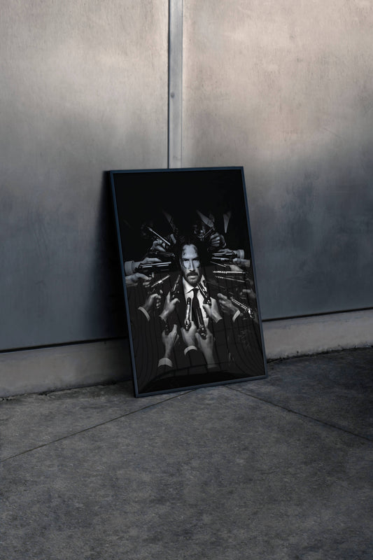 John Wick Portrait Art Frame
