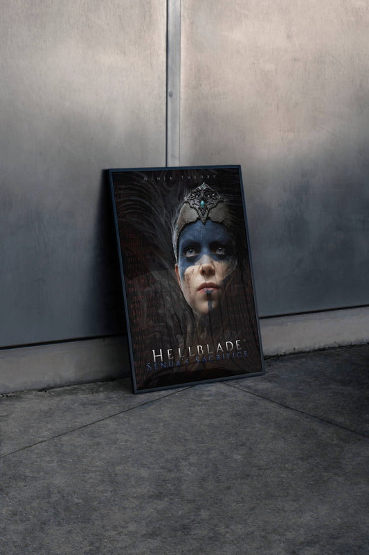 Hellblade Senua's Sacrifice Game Poster Frame