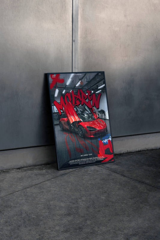 McLaren 720S Poster Frame