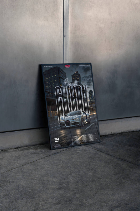 Bugatti Chiron Poster Frame