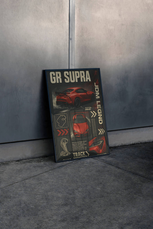 Dr Supra Toyota Poster Frame