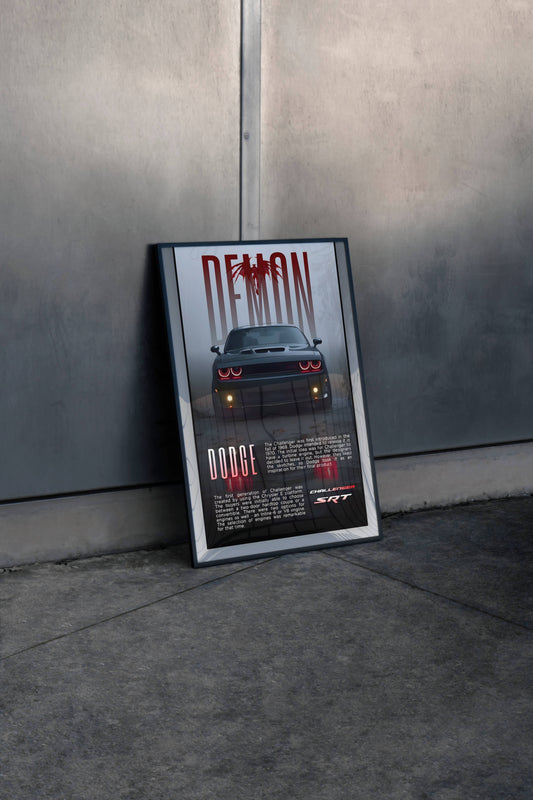 Dodge Demon SRT Poster Frame