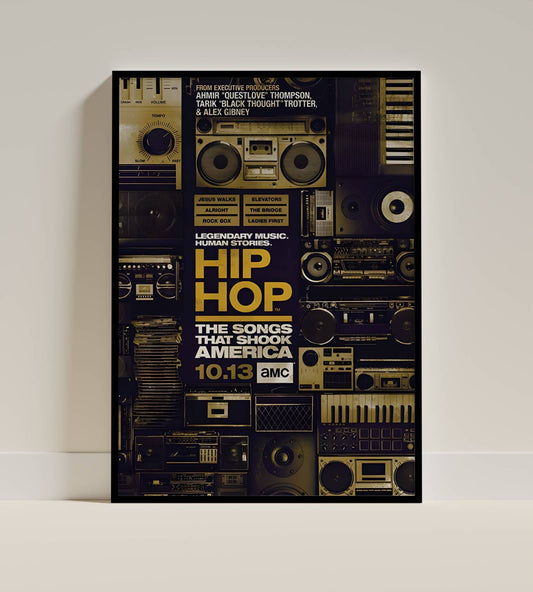 Hip Hop Music Culture Poster Frame