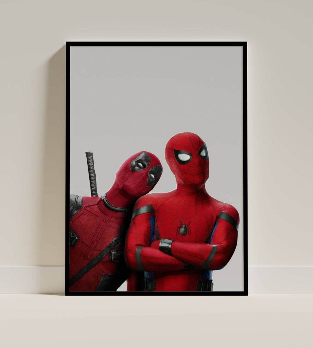 Deadpool Comic Style Portrait Art Print | Superhero Wall Poster