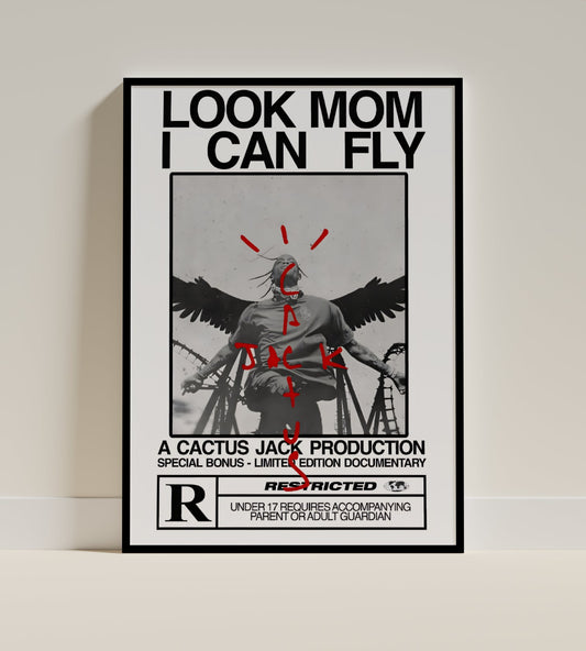 Travis Scott Look Mom I Can Fly Frame