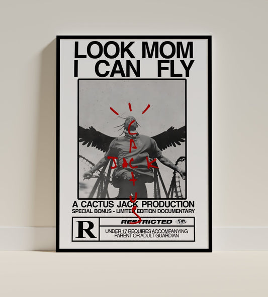 Travis Scott Look Mom I Can Fly Frame