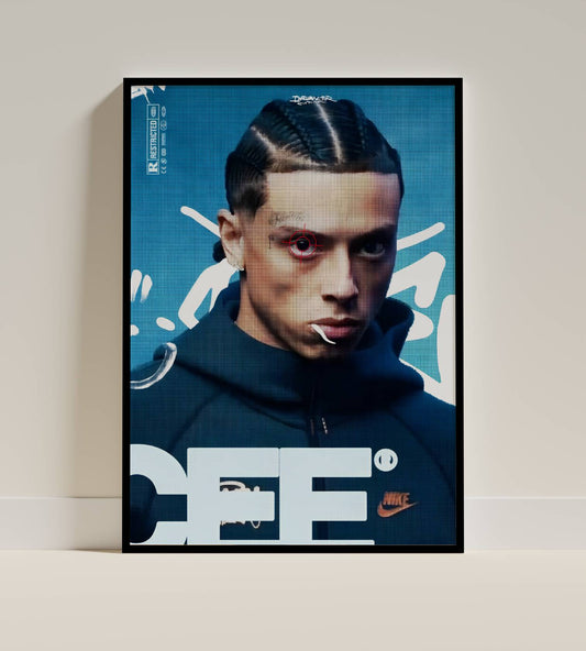 Central Cee Nike Poster Frame