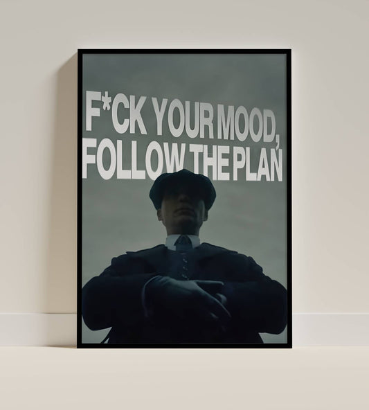 Follow The Plan Motivational Frame