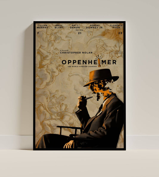 Oppenheimer The Movie Contemplative Art Frame
