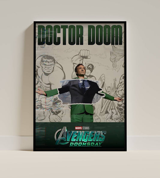 Avengers Doomsday Comic Poster Frame
