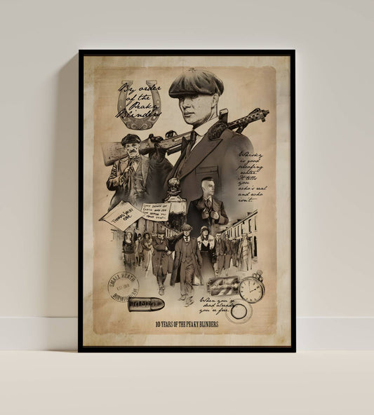 Peaky Blinders Vintage Art Frame