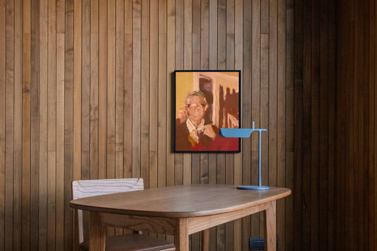 Golden Hour Impressionist Portrait Art Frame