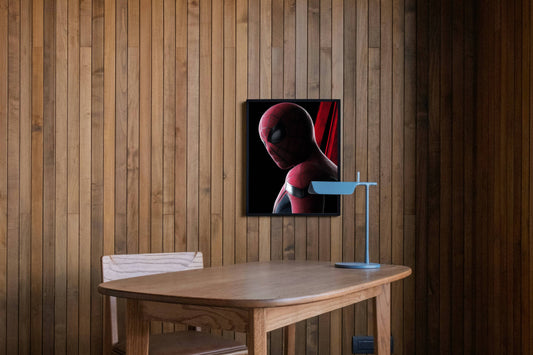 Spider-Man Red Suit Portrait Poster | Superhero Wall Art Print