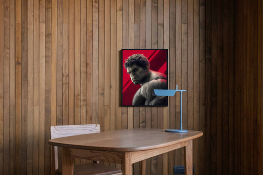 Hulk Portrait Poster | Marvel Superhero Wall Art Print