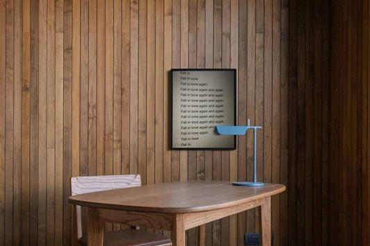 Inspirational Quote Text Typography Art Poster Frame