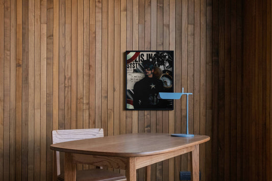 Captain America Vintage Propaganda Style Art Print | Superhero Wall Poster