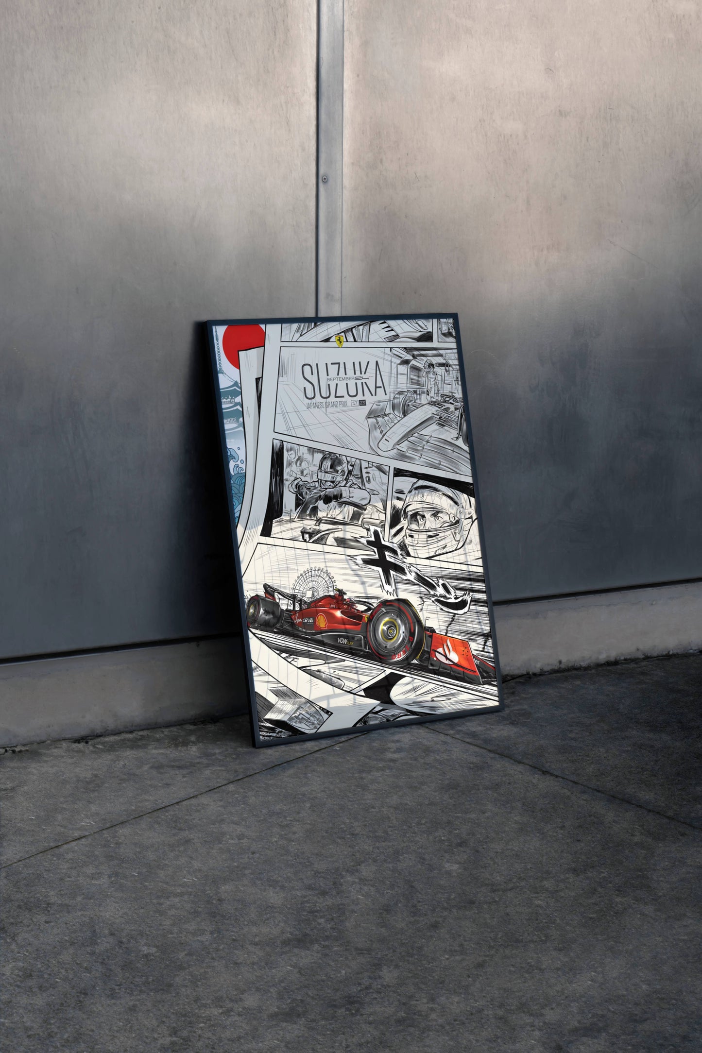 Suzuka Circuit F1 Poster Frame