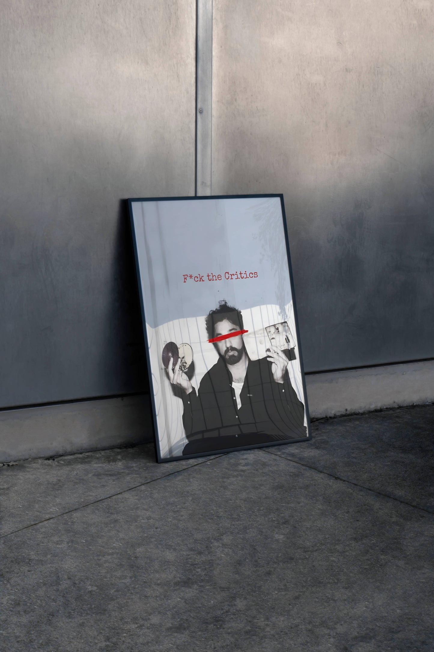 F**k the critics Framed Wall Art