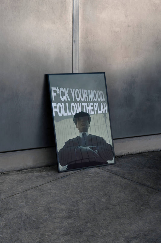 Follow The Plan Motivational Frame