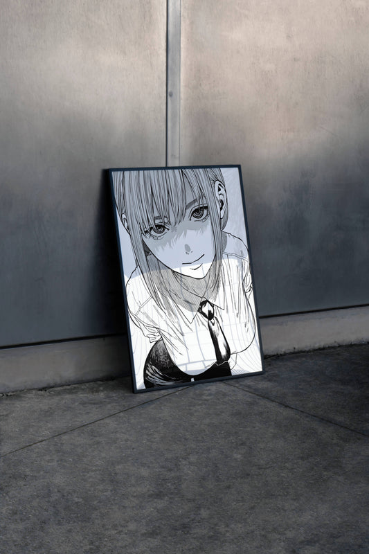 Makima Art Poster Frame