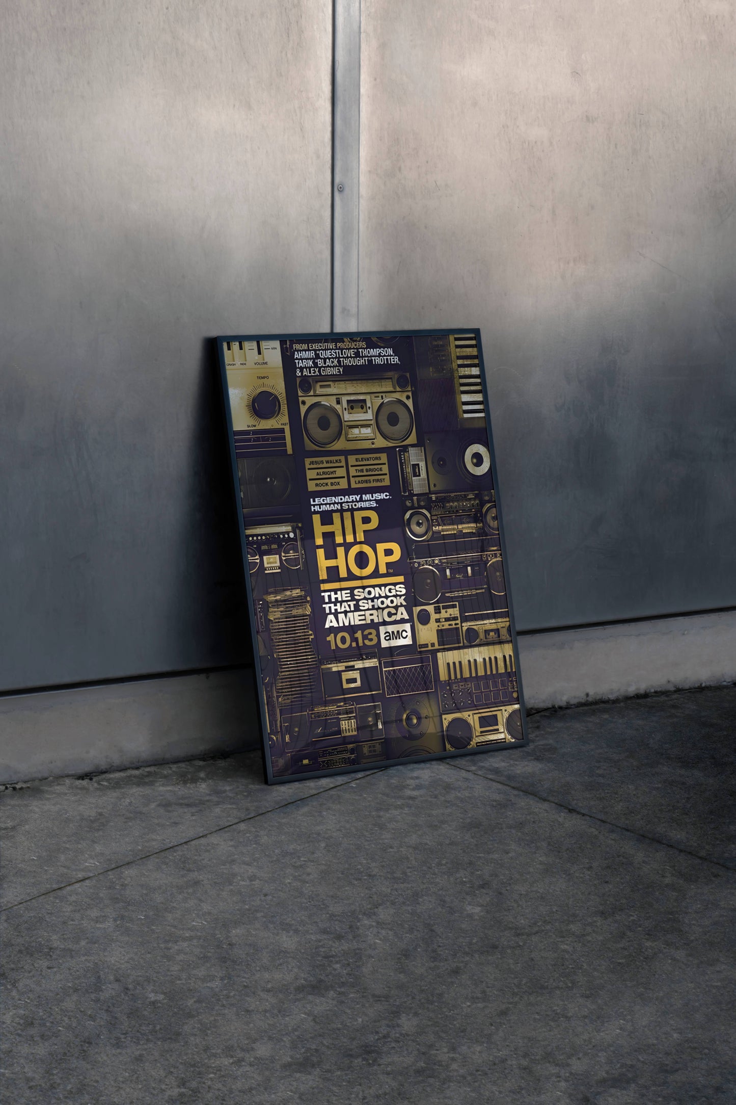 Hip Hop Music Culture Poster Frame