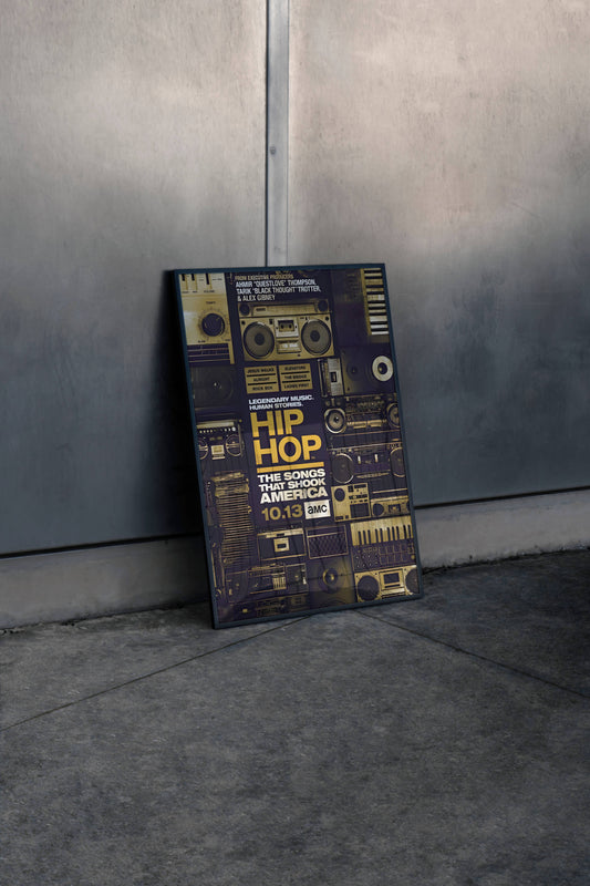 Hip Hop Music Culture Poster Frame