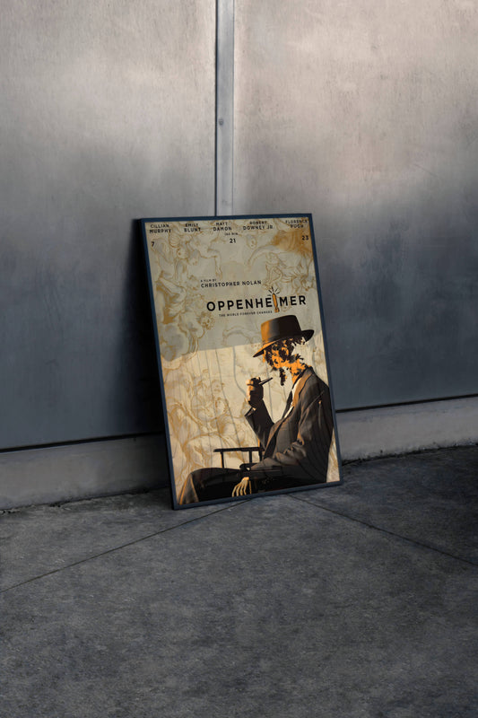 Oppenheimer The Movie Contemplative Art Frame