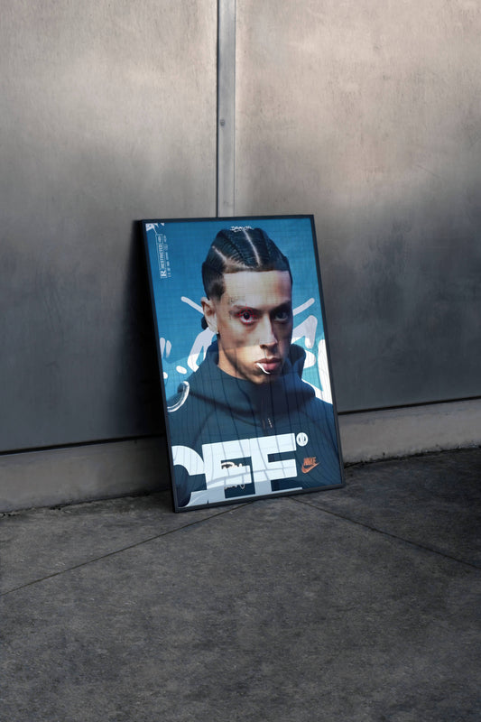 Central Cee Nike Poster Frame