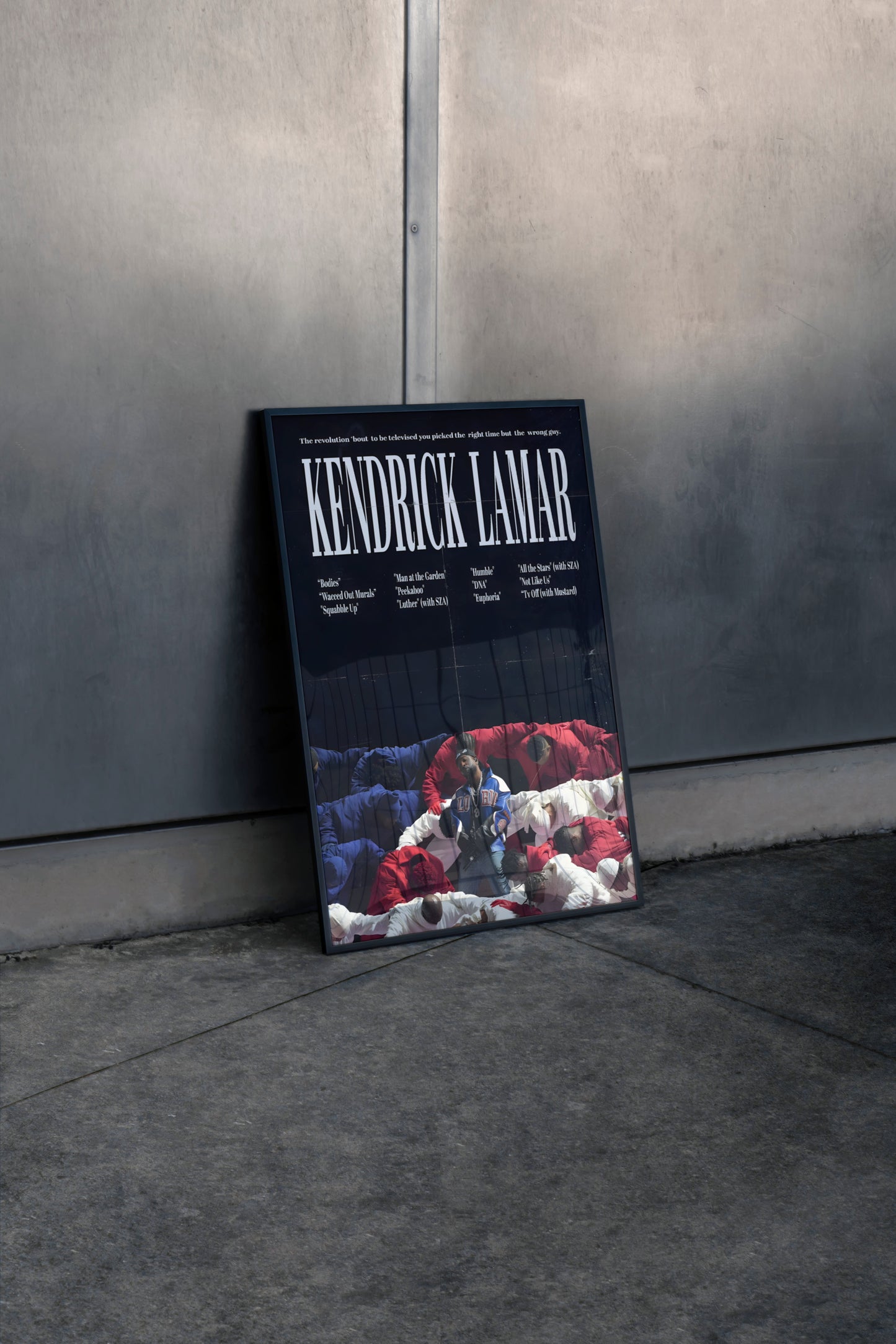 Kendrick Lamar (Super Bowl 2025) Poster Frame