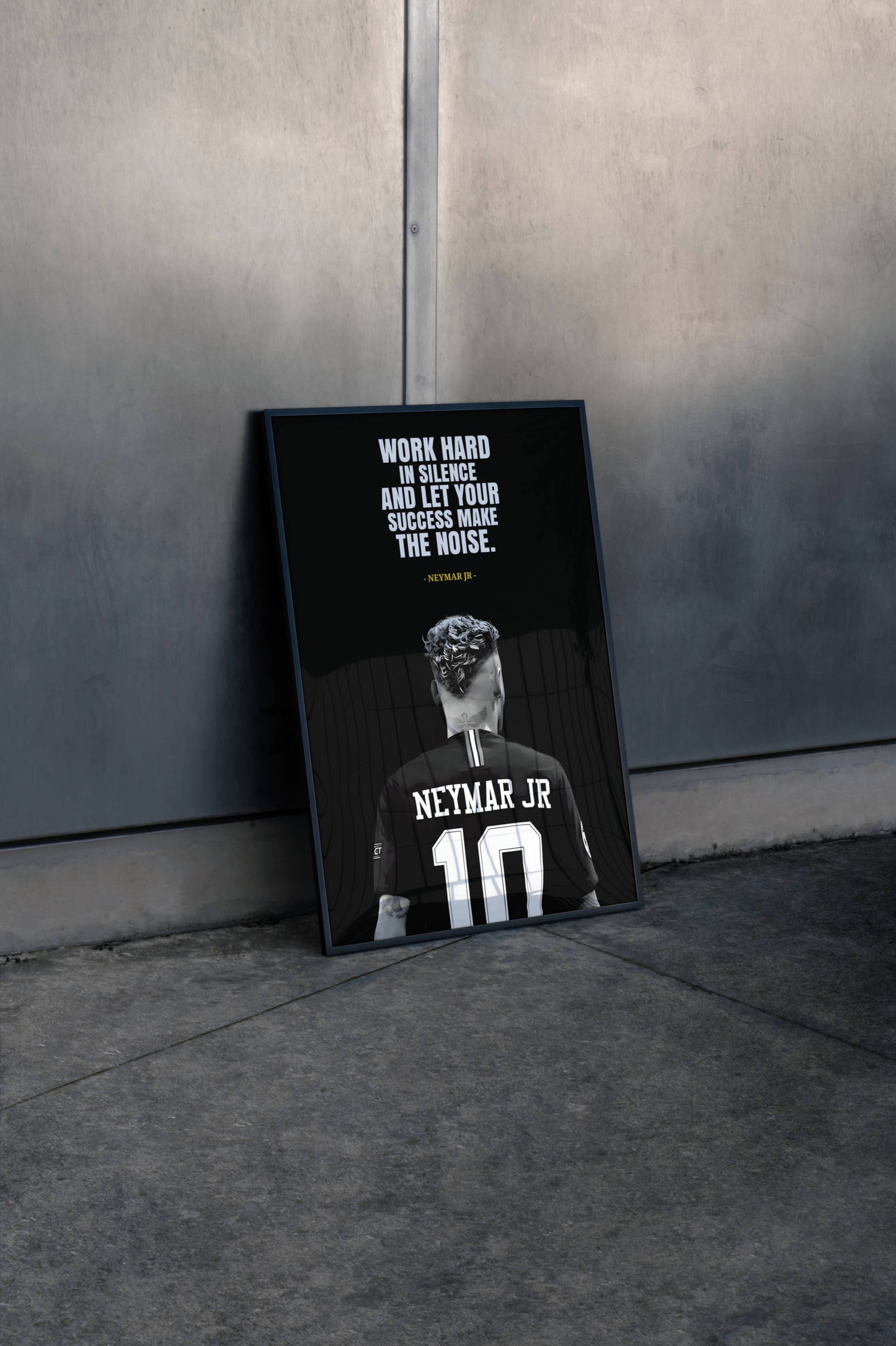 Neymar Jr #10 Poster Frame