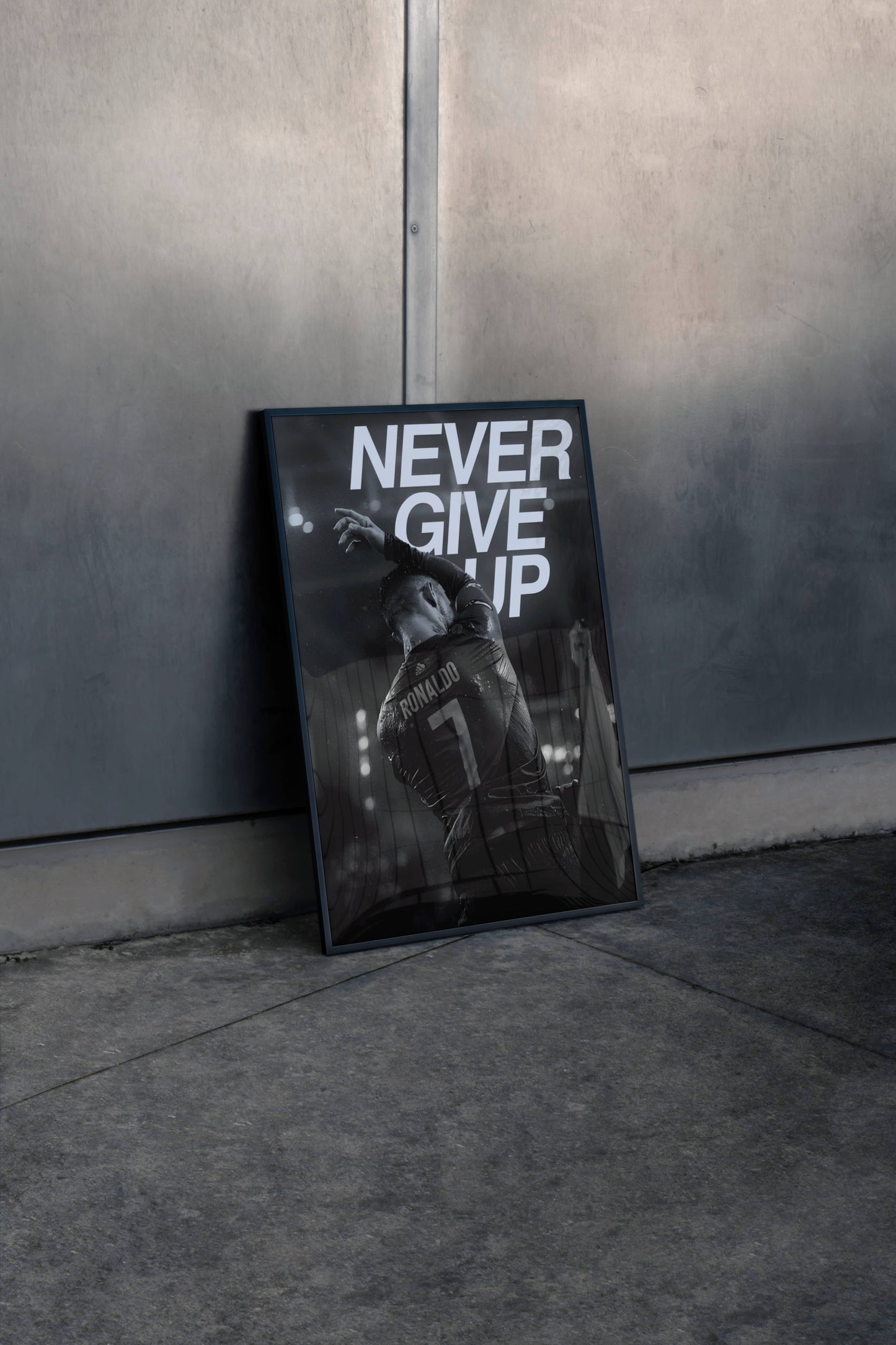 Ronaldo Never Give Up Frame