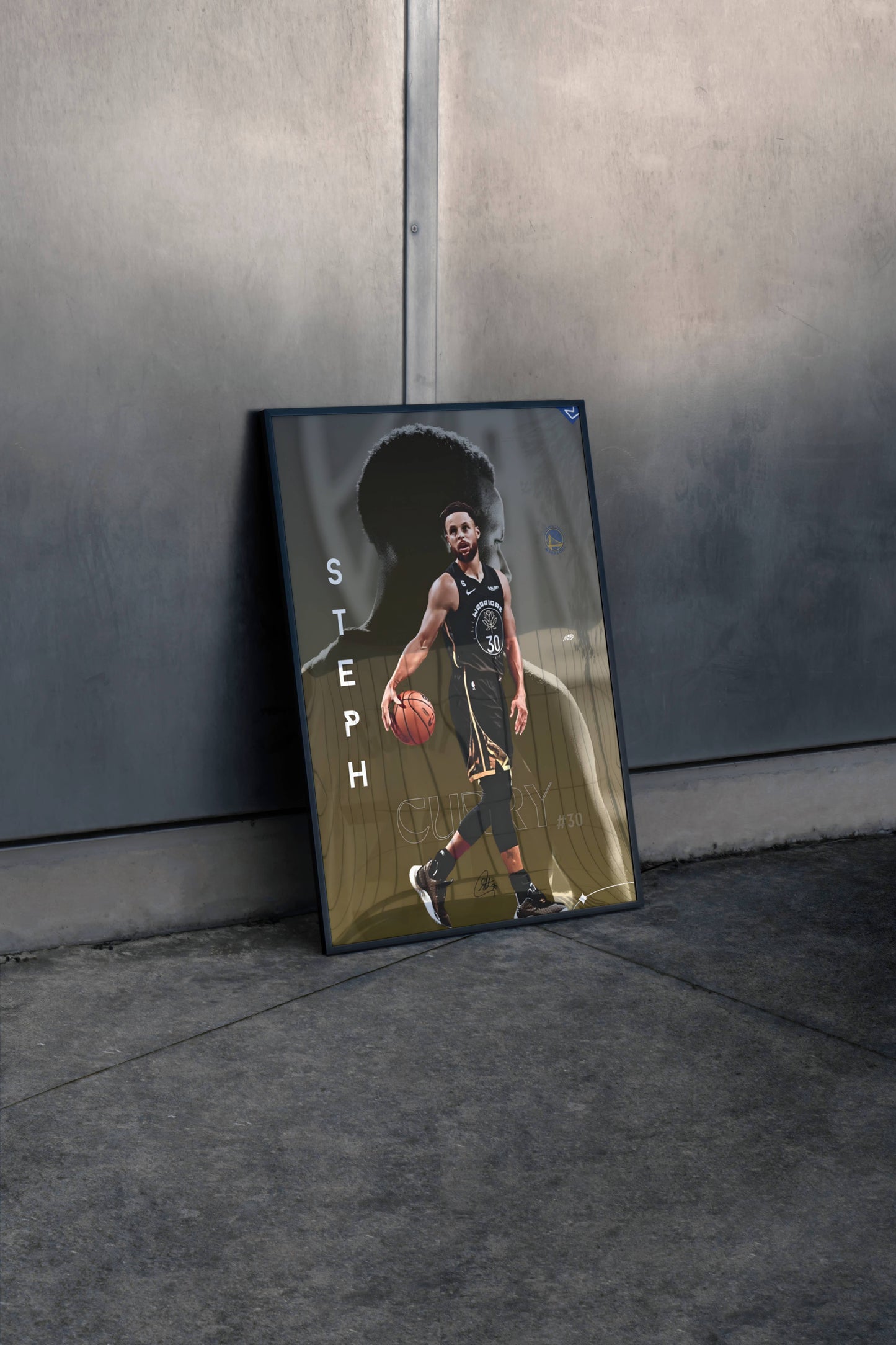 Steph Curry Warriors Frame