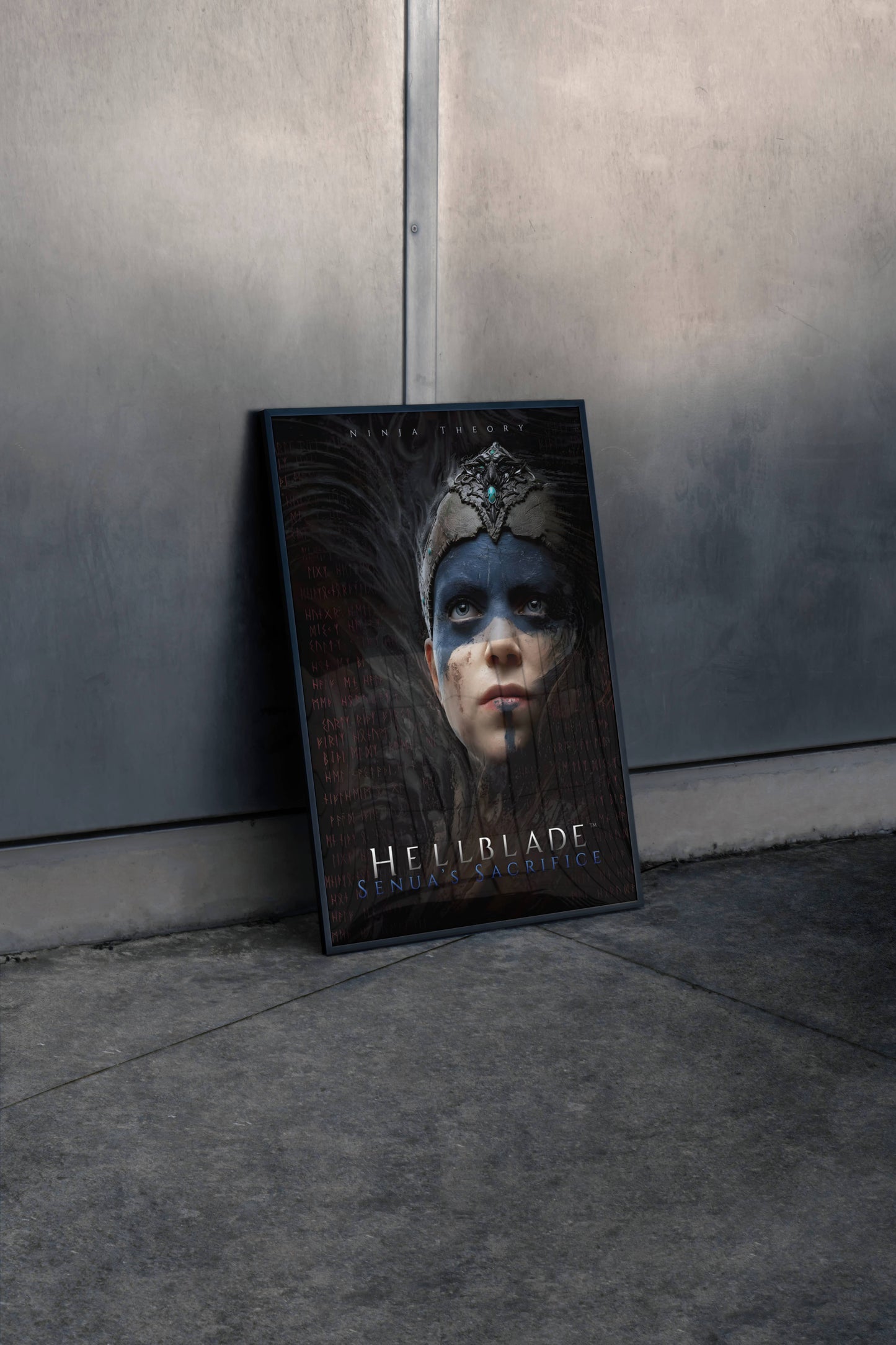 Hellblade Senua's Sacrifice Game Poster Frame