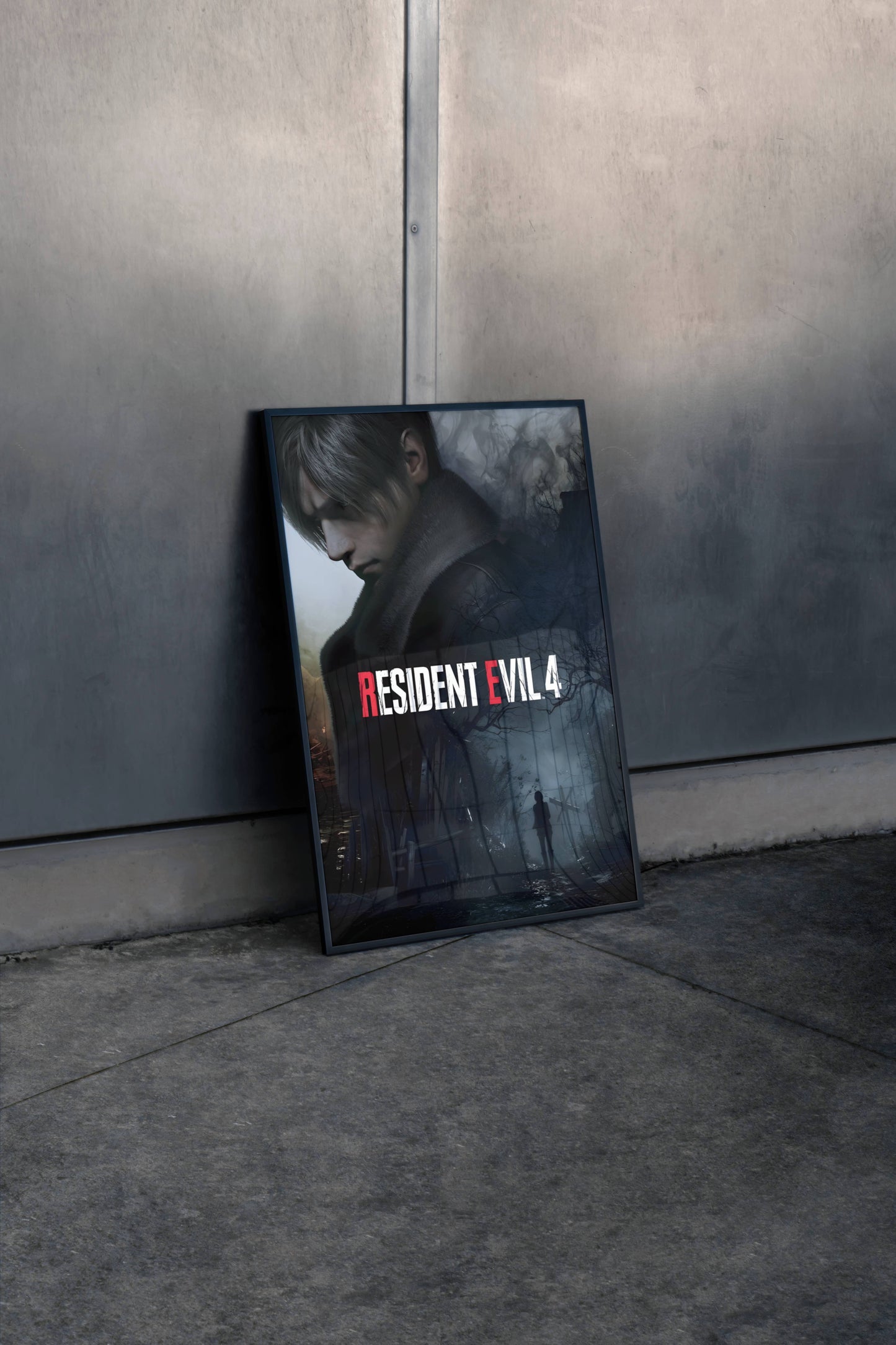 Resident Evil 4 Horror Game Poster Frame