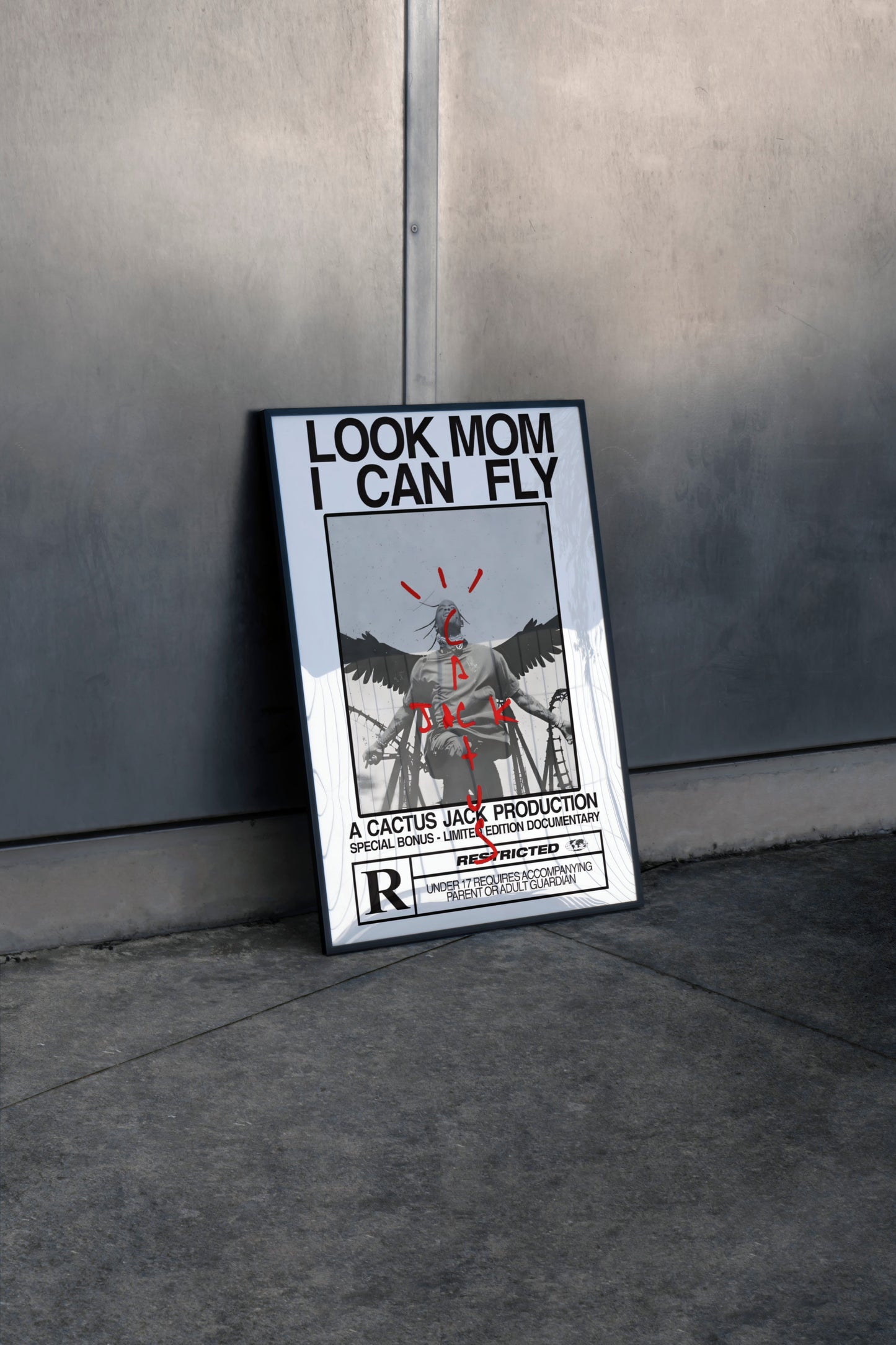 Travis Scott Look Mom I Can Fly Frame