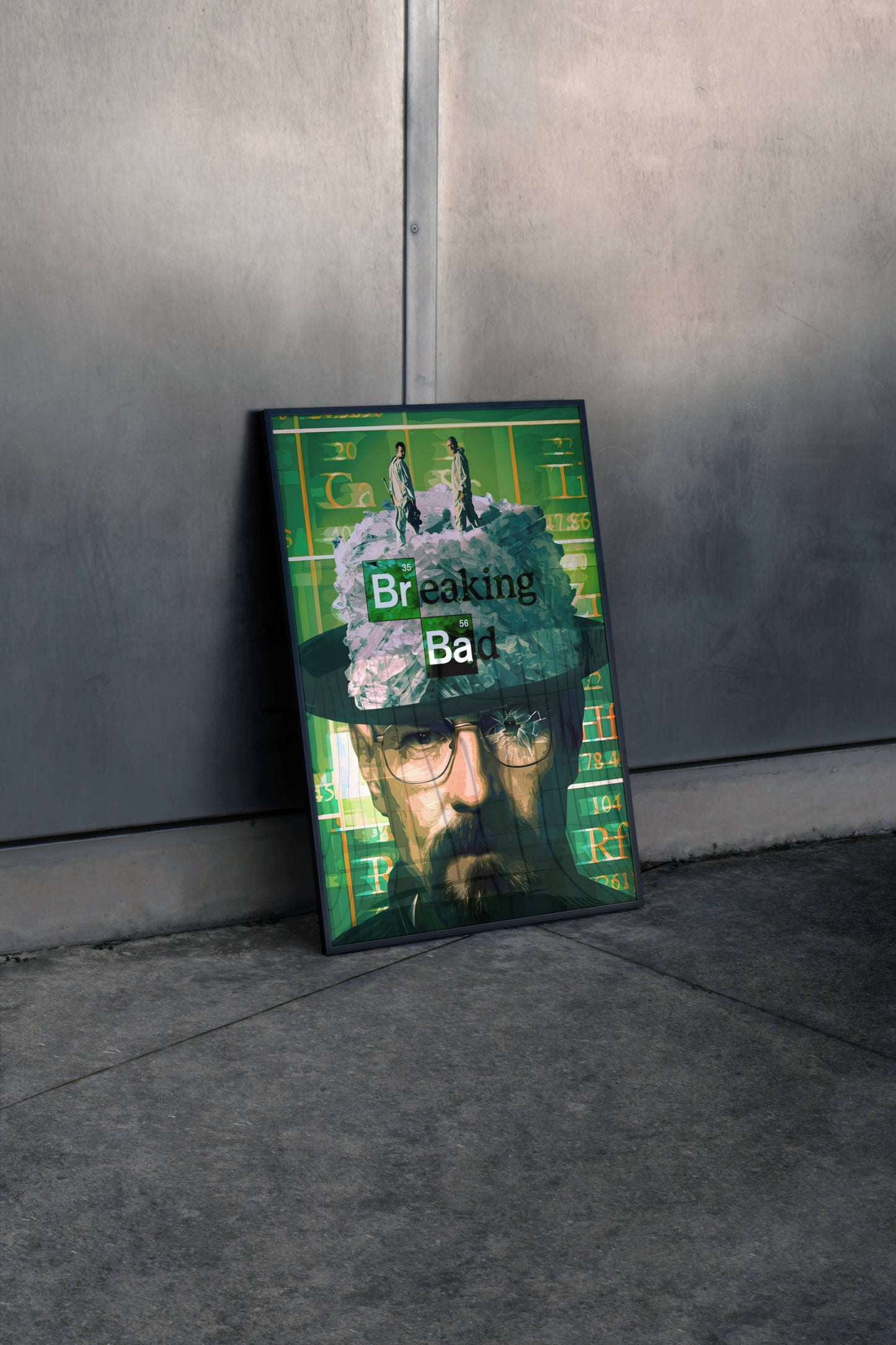Breaking Bad Bold Portrait Art Frame