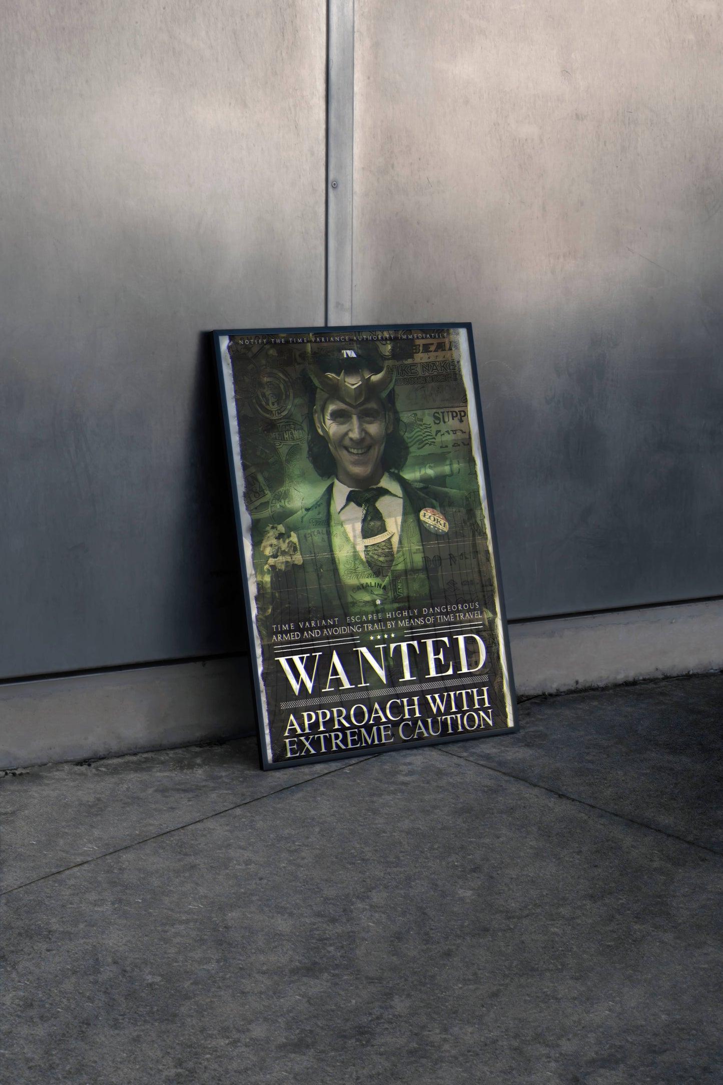 LOKI Wanted Poster Frame