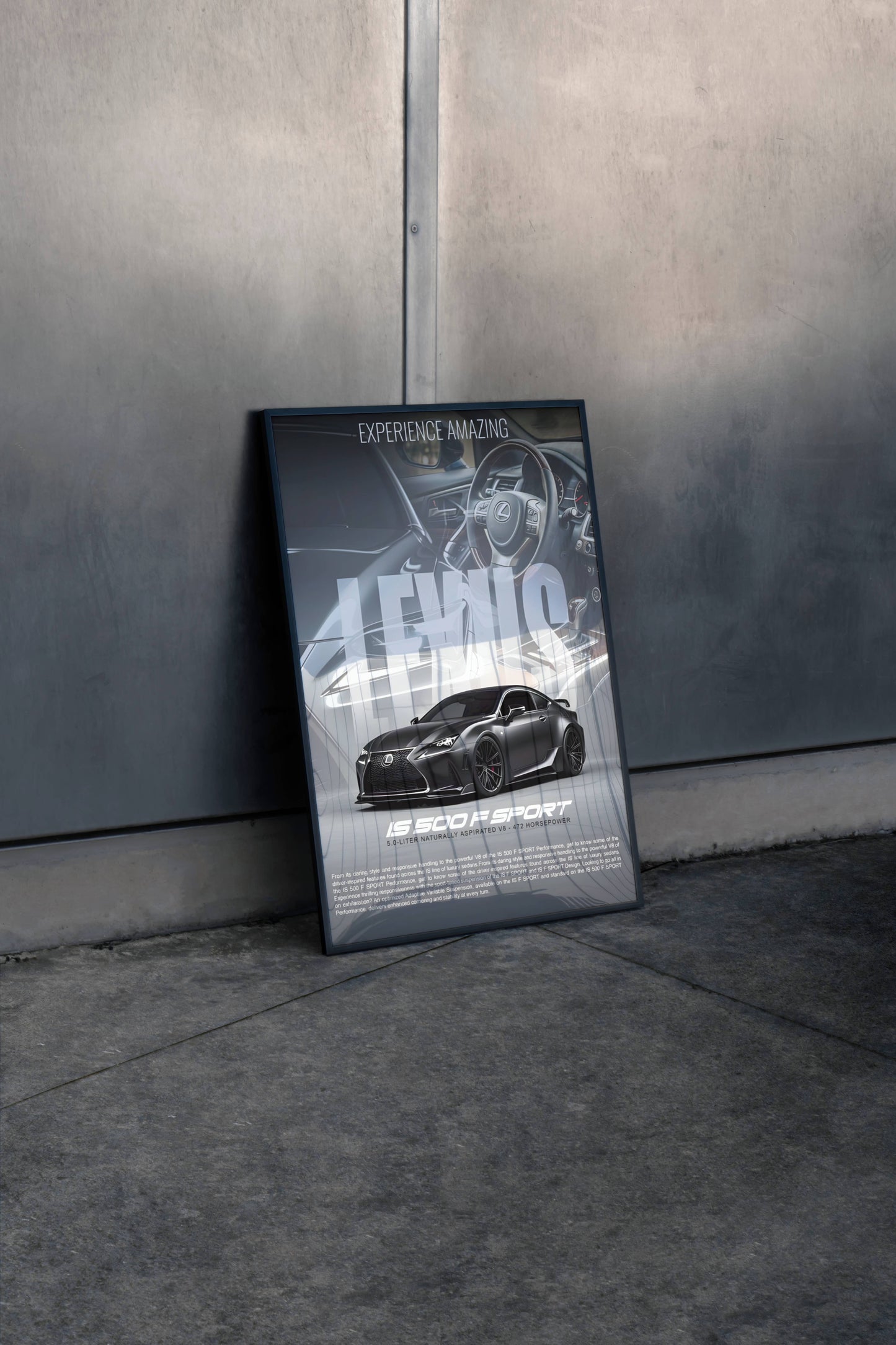 Lexus Sports Car Poster Frame