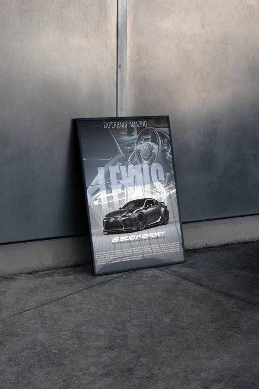 Lexus Sports Car Poster Frame