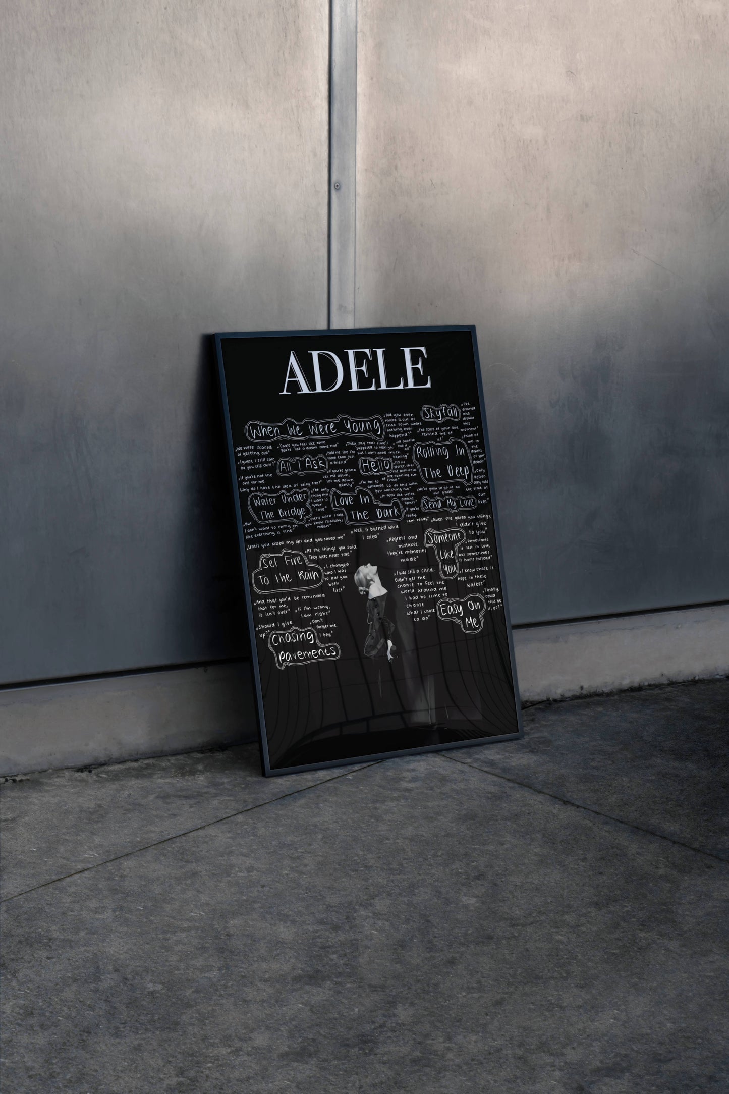 Adele Poster Frame