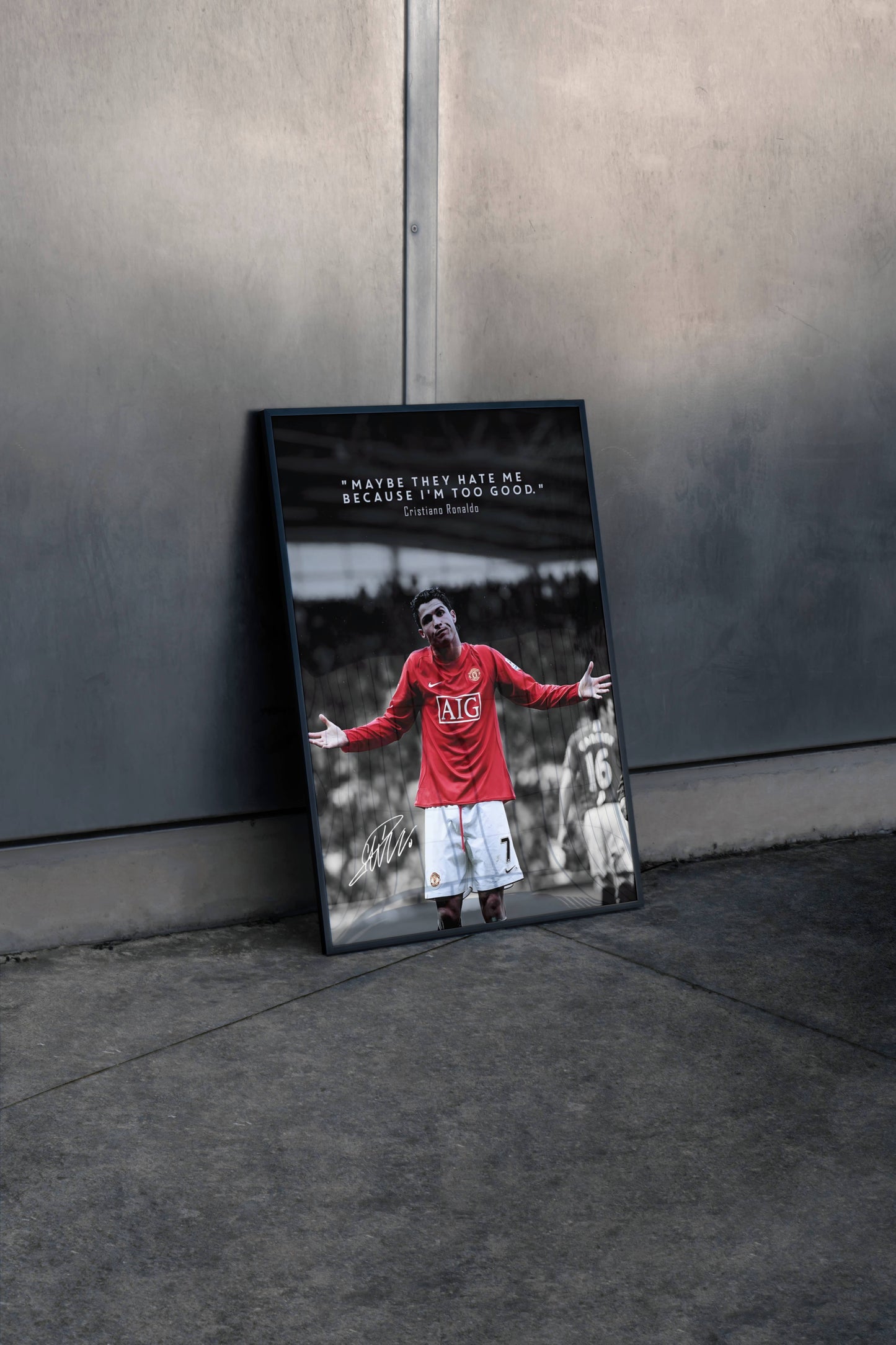 Ronaldo Manchester United Too Good Frame