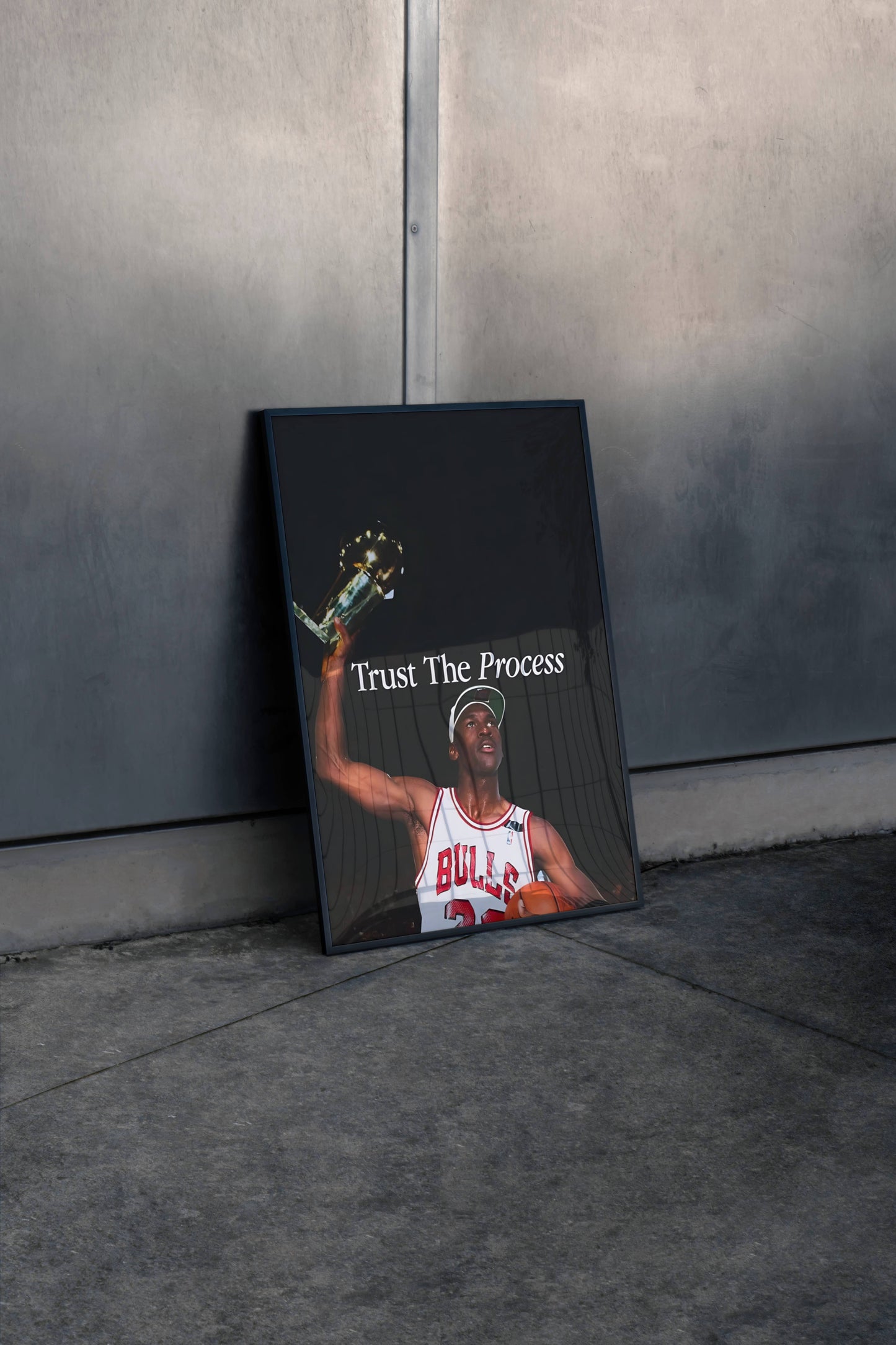 Michael Jordan Trust the Process Frame