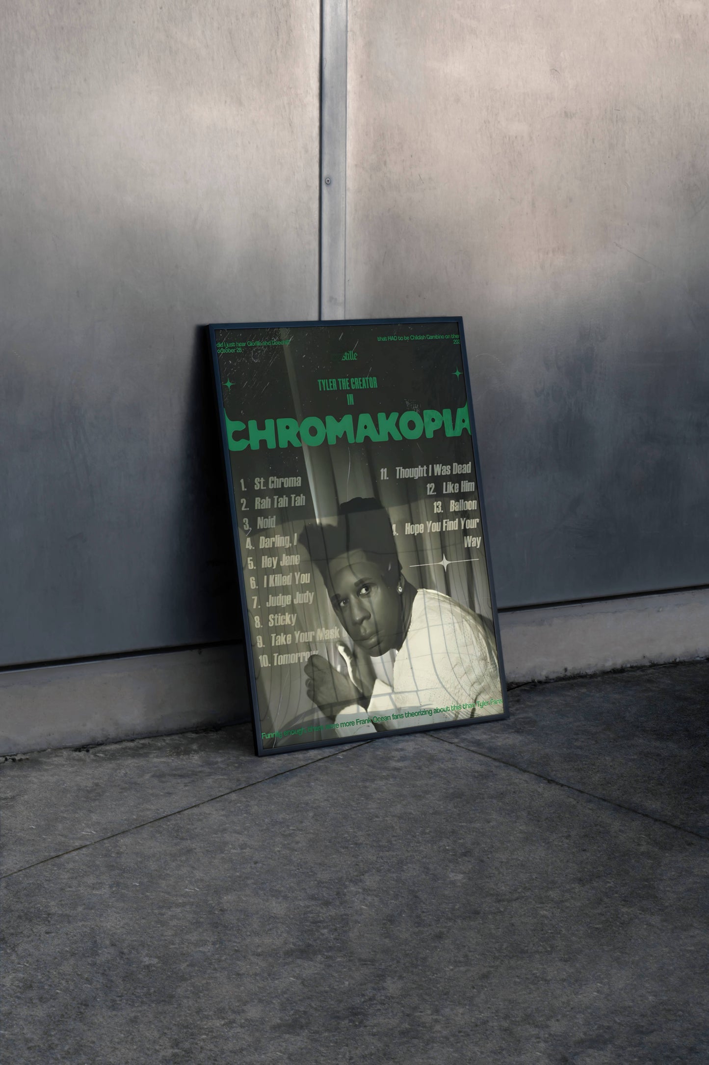 Tyler The Creator Chromakopia Frame