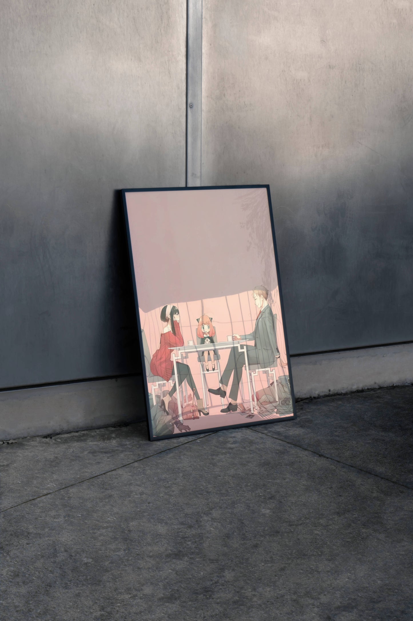 Spy X family Illustration Poster Frame