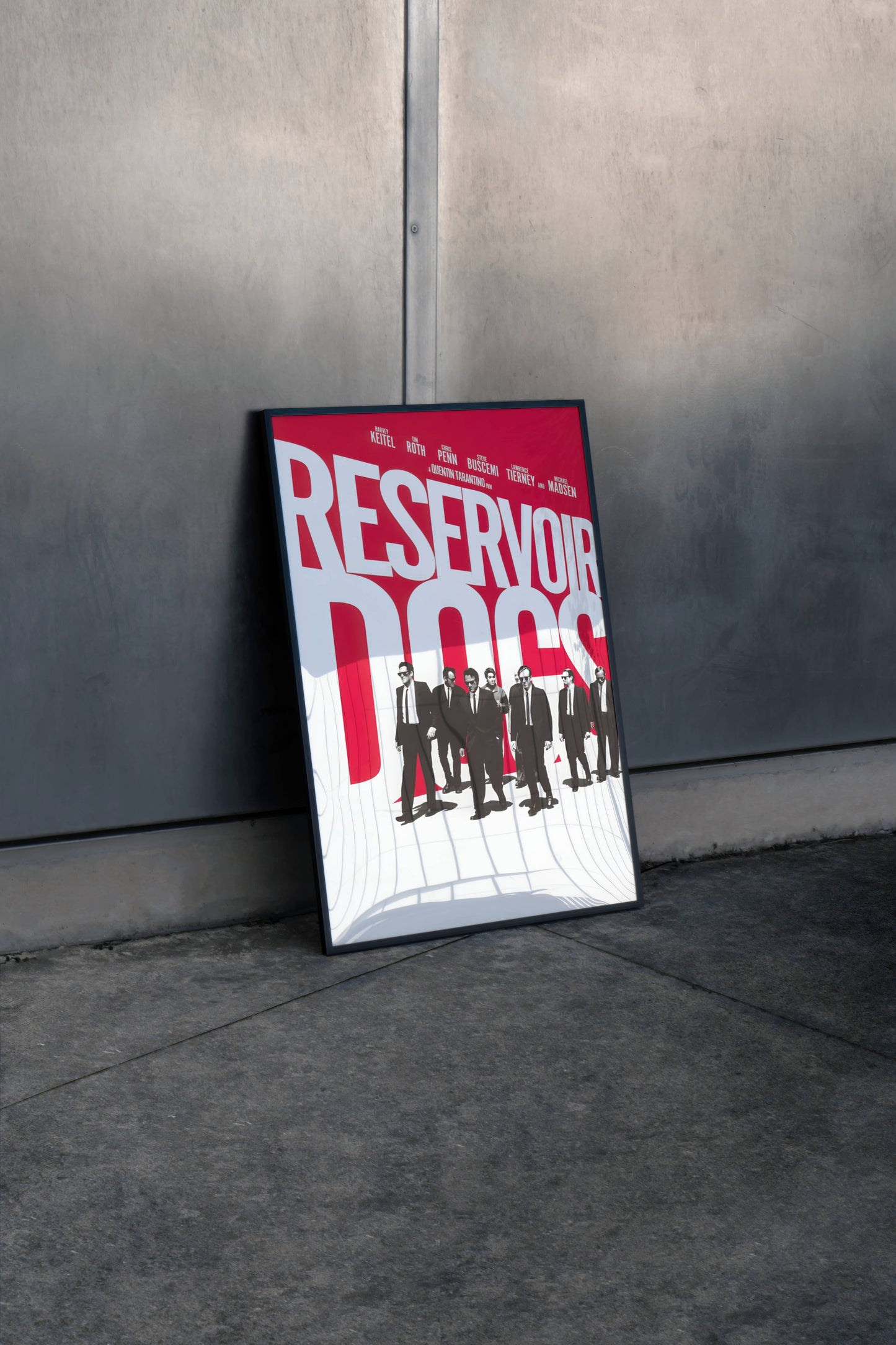 Reservoir Dogs Tarantino Classic Black Suit Movie Poster Frame