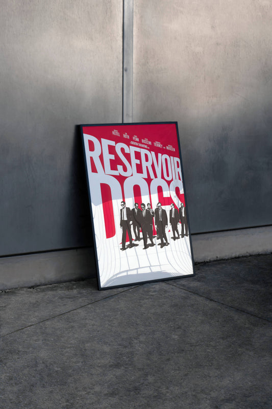 Reservoir Dogs Tarantino Classic Black Suit Movie Poster Frame