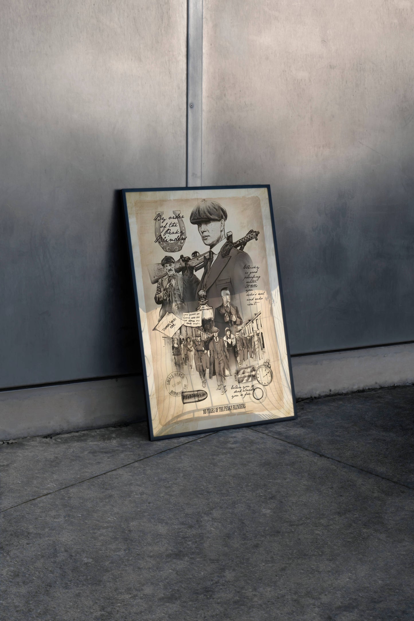 Peaky Blinders Vintage Art Frame