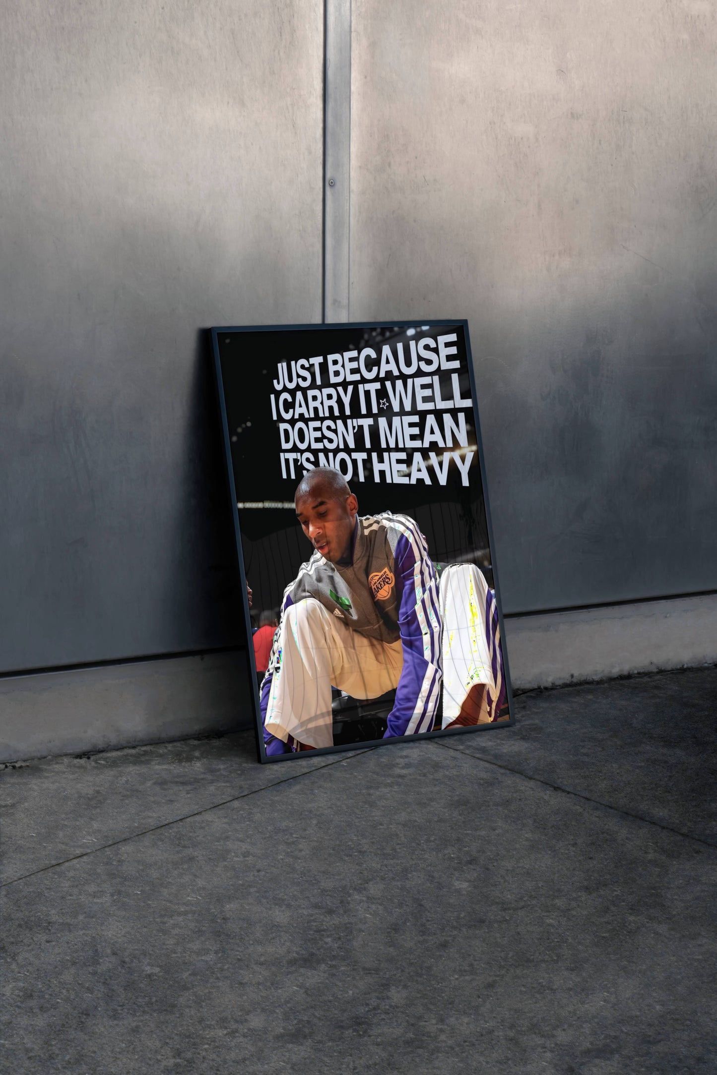 Kobe Bryant Carry It Well Frame