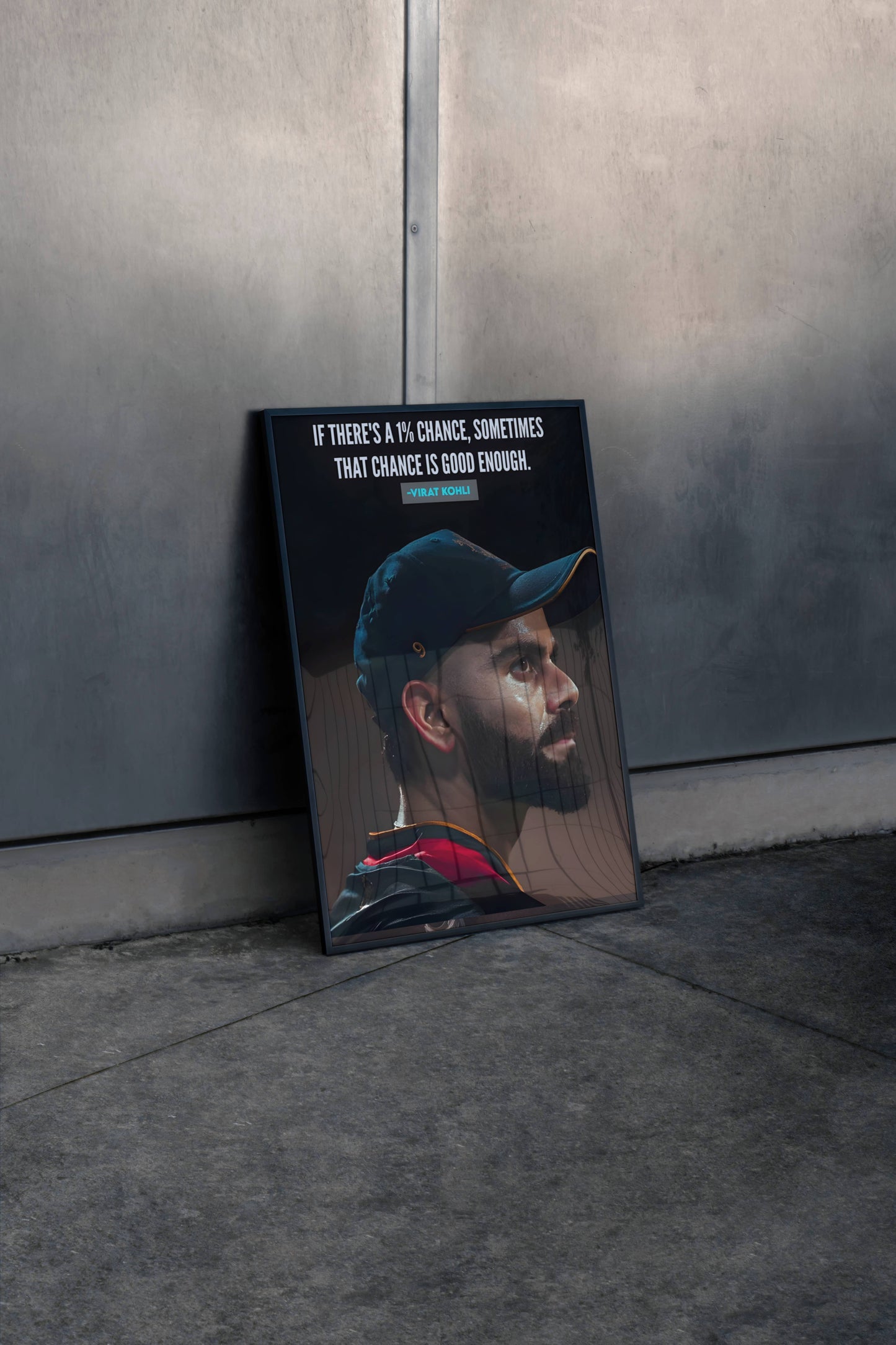 Virat Kohli 1% Chance Frame